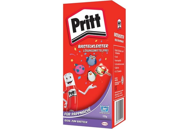PRITT Kleister Bastelkleister Bastelmaterial Pappmache Bastelarbeiten - 125 g Pulver, (1-tlg)