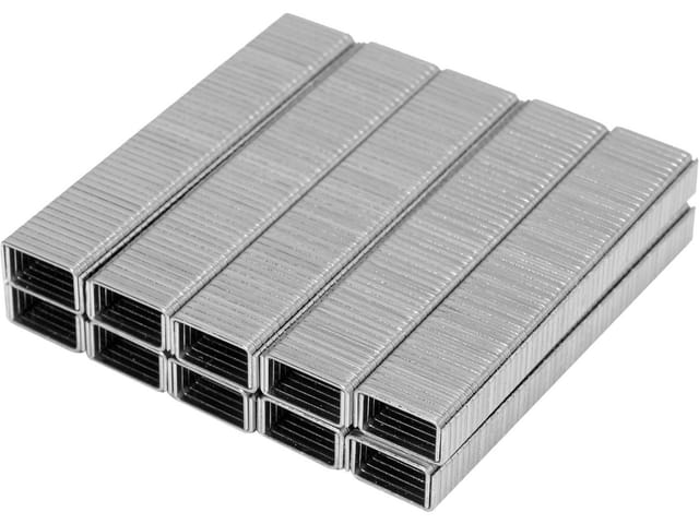 TRIZERATOP Tackerklammer Stahlklammern 6 mm / 1,2 x 11,3 mm, 1000 Stück