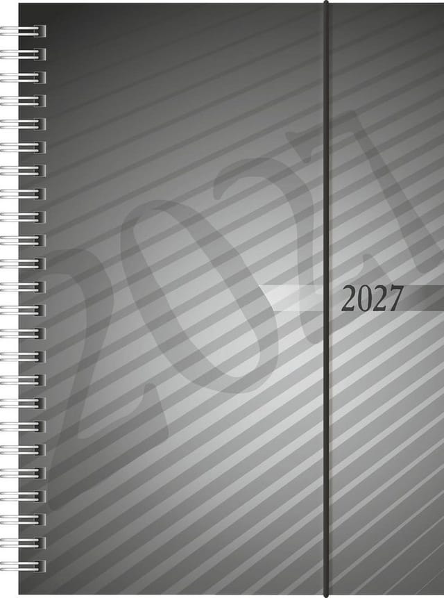 RIDO Buchkalender rido/idé 7021102907 Buchkal. Mod. futura 2 2027 A5, Kunststoff