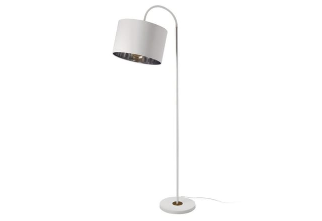 lux.pro Stehlampe, ohne Leuchtmittel, »Toledo« 173cm hoch Schwenkbar Weiß
