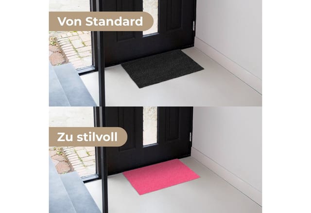 MuchoWow Fußmatte Neon – Flamingo – Rosa, Rechteckig, innen Schmutzfangmatte, Tür, Schmutzfänger Flur, Teppich 60x40 cm