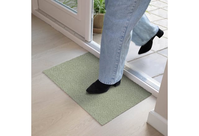 MuchoWow Fußmatte Salbei – Nebel – Grün, Rechteckig, innen Schmutzfangmatte, Tür, Schmutzfänger Flur, Teppich 60x40 cm