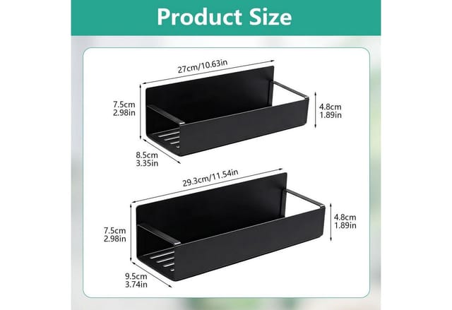 LuxusKollektion Gewürzregal Magnetisches Gewürzregal 2er-Set, 2-tlg.
