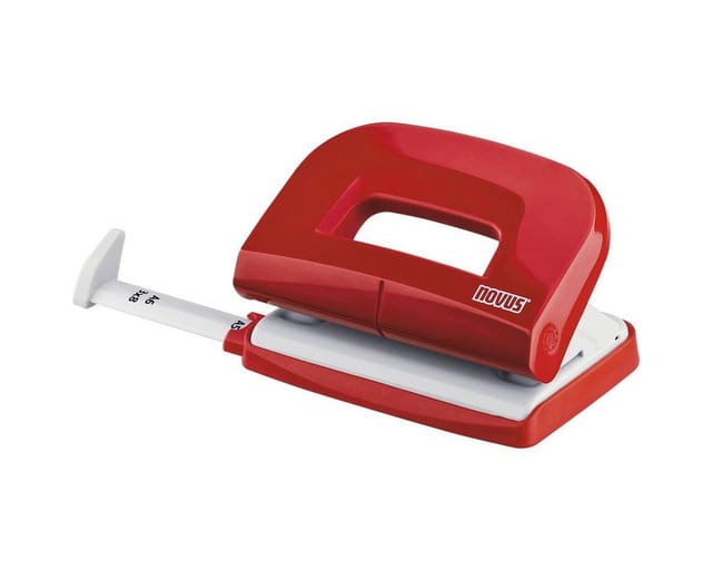 NOVUS Hefter novus Locher und Heftgeräte Set E210/E15 rot