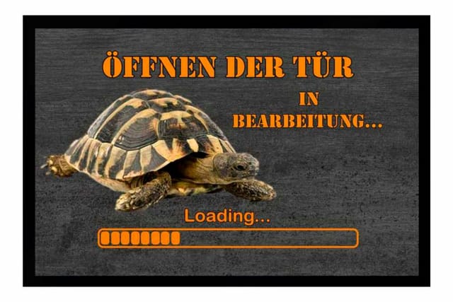 Ladreas Fußmatte Schmutzfangmatte Öffnen der Tür in Bearbeitung F247, 60x40