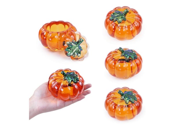 Bomiclss Silikonform Kürbis Silikonform Kürbis Kerzenhalter, Halloween Gießformen Silikon, Für Bastelarbeiten, Seife