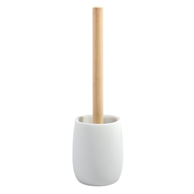 spirella Badaccessoire-Set Spirella "Sven" WC Bürste Toilettenbürste aus Polyresin 35x10cm Weiß
