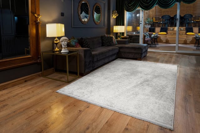 Mozato Teppich Side, Rechteckig, Höhe 10mm, Waschbar, Rutschfest, Kurzflor, Wohnzimmer