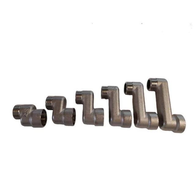 MERT Heizkörper Anschluss-Versatzstück 1/2" IG/AG, 10–60 mm