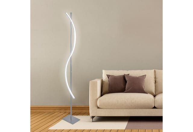 MeLiTec LED Stehlampe LED-Stehleuchte, ST28-1, LED fest integriert, warmweiß, Stufenlos dimmbar