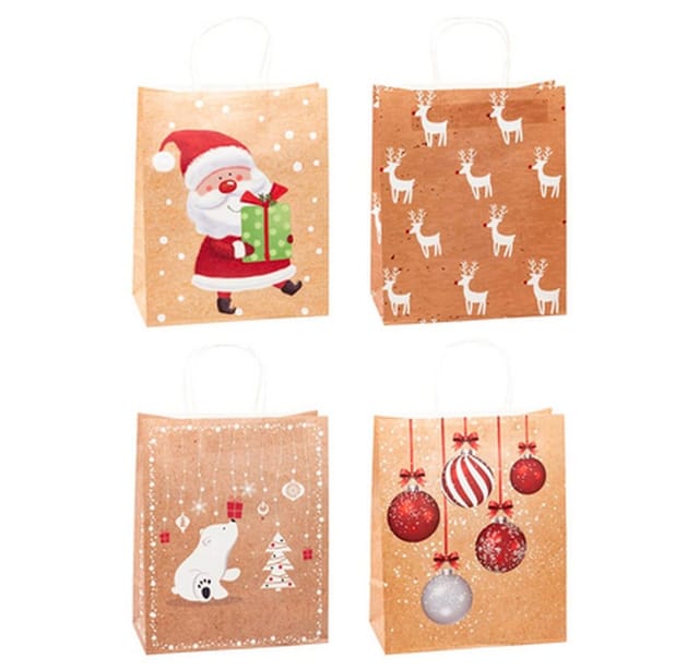 TSI Geschenktüten 12 TSI Geschenktüten Weihnachten Serie 10 Motiv sortiert