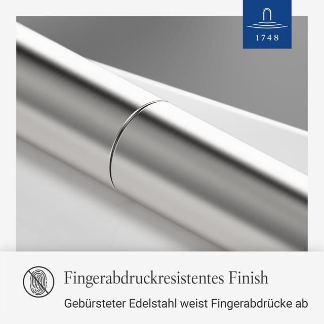 Villeroy & Boch Küchenarmatur Como X Hochwertige Edelstahl-Küchenarmatur mit integriertem Excenter
