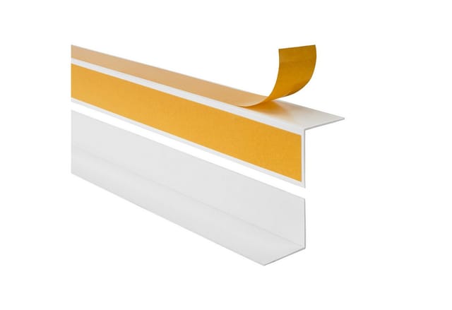 Quest Winkelprofil Kantenschutzprofil selbstklebend 25 x 15 mm, für Innenecken (1-St), selbstklebend, 25 x 15 mm, 100 cm