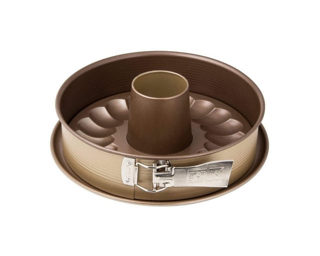 Zenker Springform Springform mit Flach- und Rohrboden und Auslaufschutz