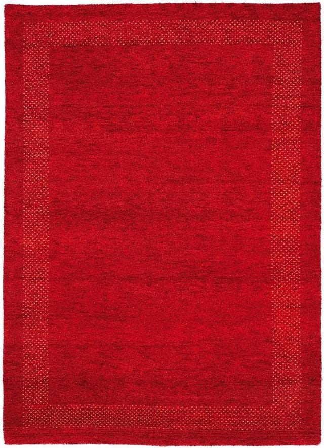 Rug Studios Teppich CASABLANCA, Rechteckig, Höhe: 20 mm, Wohnzimmer, 60 x 90 cm, Rot