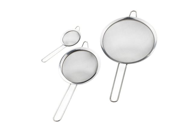 Haushalt International Küchensieb Küchensieb-Set, 3-tlg. Durchmesser: 8/14/20cm, (1-St)