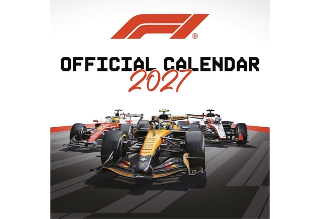Wandkalender Kalender 2027 F1 - Wandkalender 30x30 cm