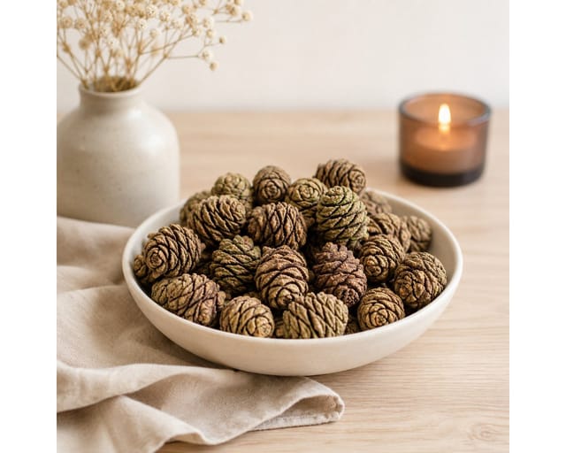 NaDeco Bastelnaturmaterial Mammutbaumzapfen, Natur, 3-5 cm, 1 kg Sequoiadendron giganteum