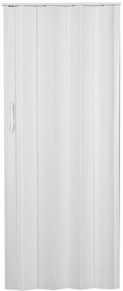 Standom Falttür Schiebetür für Türbreite bis 122 cm weiß Farben H. 202 cm Neu st3 (1 Karton, 1-St., 1-Set), teils vormontiert