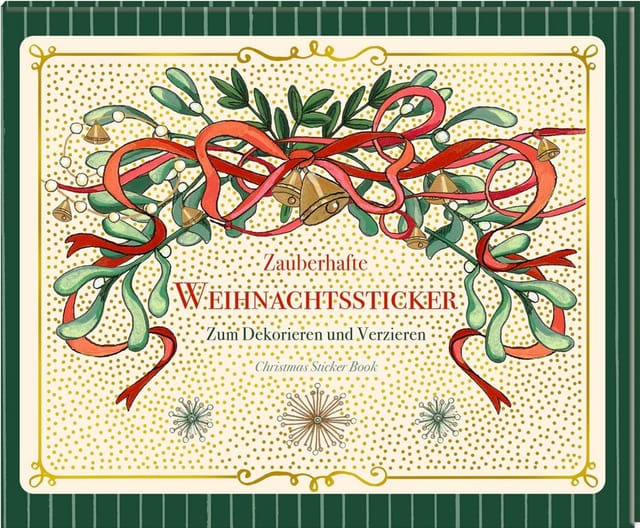 Coppenrath Sticker Stickerbuch – Zauberhafte Weihnachtssticker