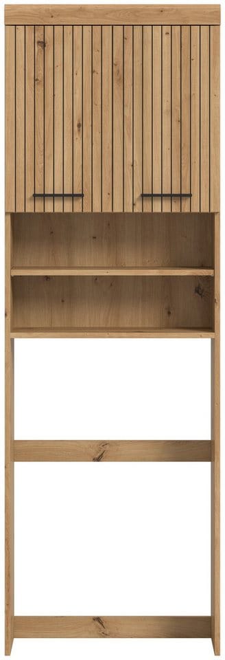 freiraum Waschmaschinenumbauschrank Scout in Artisan Eiche Dekor - 63x191x24cm (BxHxT)