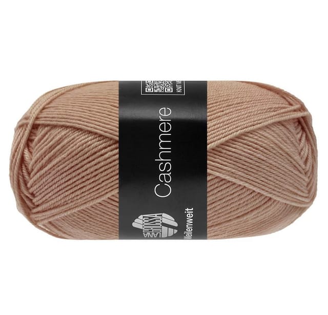 LANA GROSSA MEILENWEIT 50 g CASHMERE Häkelwolle, 210 m (Für Socken, Stulpen, Mützen und feine Strickprojekte, Kaschmir-Anteil für besonders angenehm weiche Strickstücke), 50 g