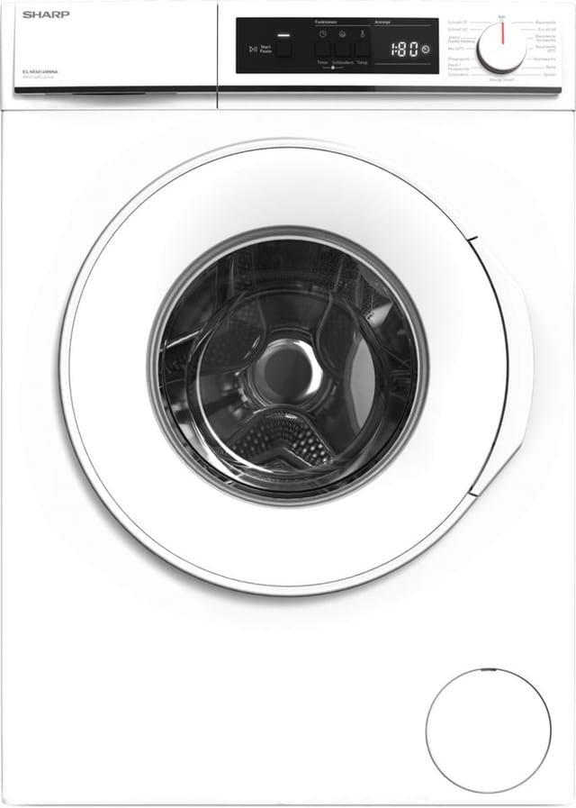 Sharp Waschmaschine ES-NFA814WWNA-DE, 8 kg, 1400 U/min, AllergySmart für Allergiker: Entfernt bestimmte Allergene & Bakterien