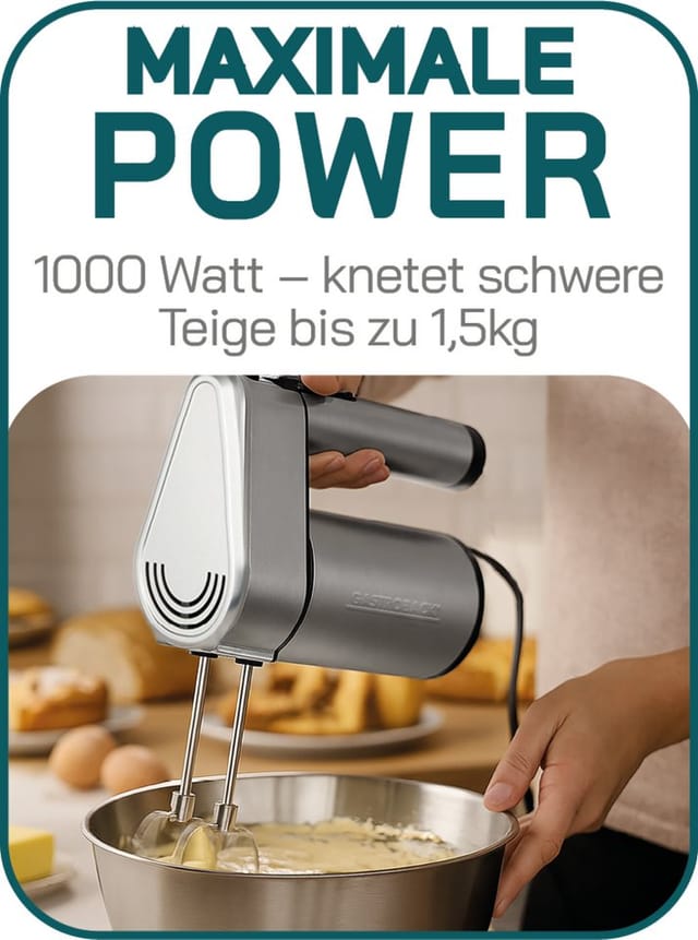 Gastroback Handmixer POWERMIX AIR 40984, 1000 W