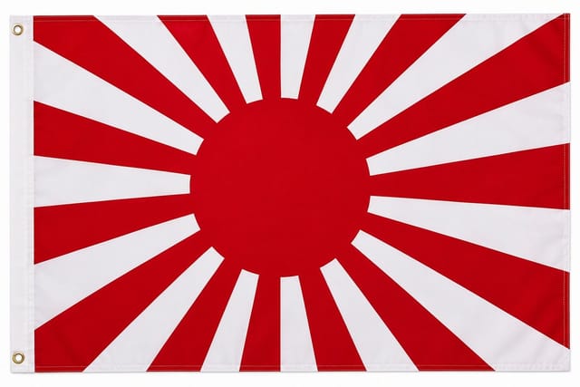 trends4cents Flagge XXL Flagge Fahne mit 3 Messingösen in 250 x 150 cm (Japan Kriegsflagge), für Fahnenmaste