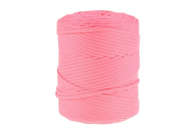 maDDma Seil 100m Polyester-Schnur Kordel 4mm, intense pink