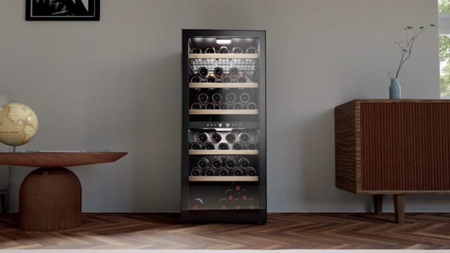 La Sommelière Weinkühlschrank LS102DZBLACK, für 102 Standardflaschen á 0,75l,WLAN-Verbindung