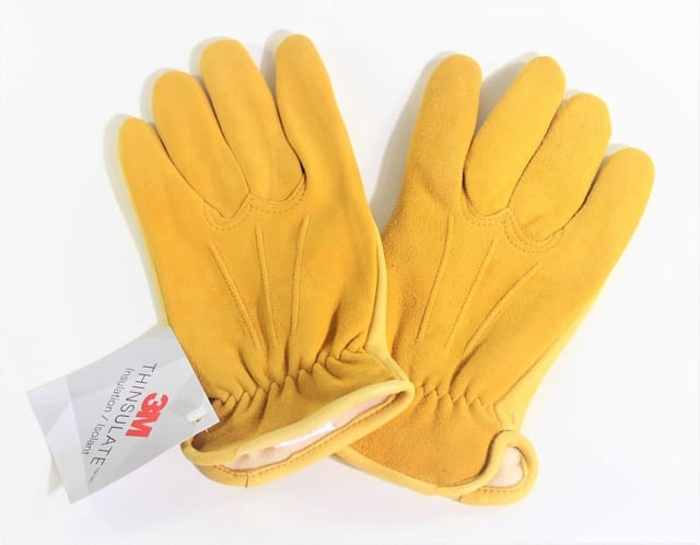 Honeywell Leder-Arbeitshandschuhe 10 x HONEYWELL Schutzhandschuh Deerfit Gr. 9 Thinsulate Leder Ha…
