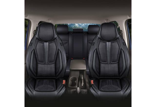BREMER SITZBEZÜGE Autositzbezug für Nissan Qashqai Bj 2013-21 (FS3), Set, 2-tlg., Komplettset Vorne und Hinten, in Schwarz