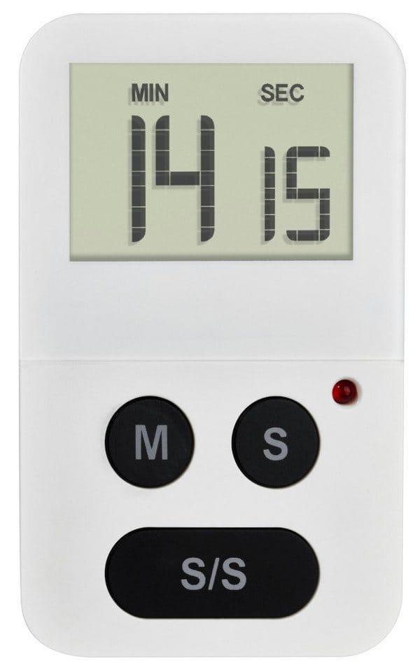 TFA Dostmann Küchentimer TFA 38.2047 Digitaler Timer mit Stoppuhr 99 min. 59 sec.