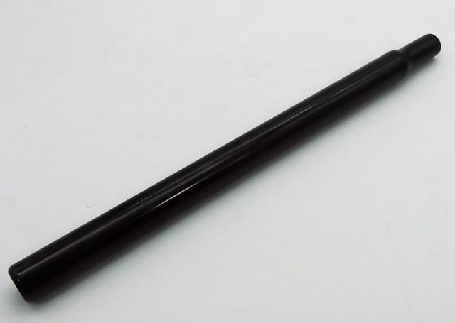 dynamic24 Sattelstütze, lange Sattelstütze Sattelkerze 400mm Stahl schwarz Ø 27,2