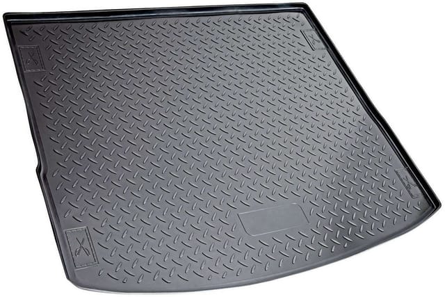 RECAMBO Kofferraumwanne für Ford Focus III Kombi, Turnier, 2011-2018, für Ford FOCUS III, 100% passgenaue Antirutschmatte, Kofferraum Schutzmatte, Gummimatte