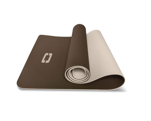 Liveness Yogamatte Dual Color - TPE - Hypoallergen - 6 mm - Schokolade/Sand