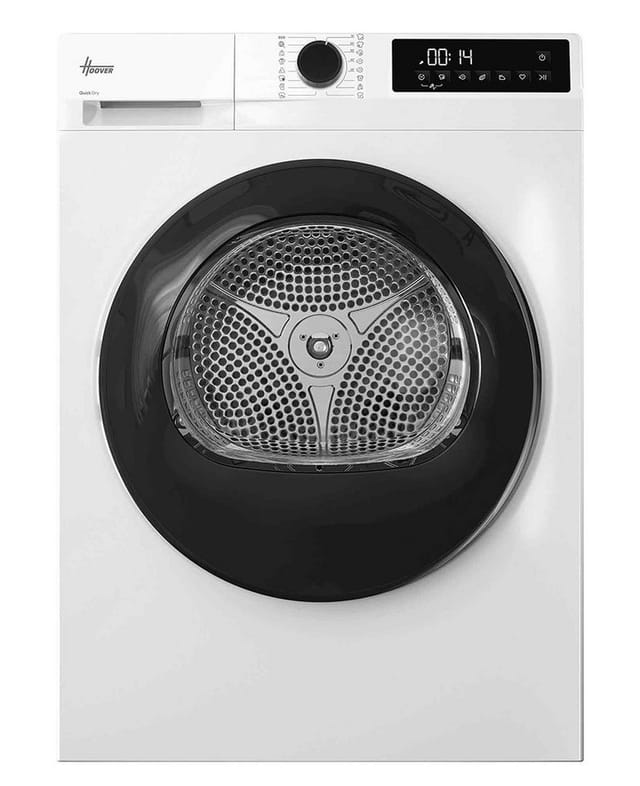 Hoover Wärmepumpentrockner H/ProDry 300 HGD 10N1B-S, Intelligente Trommelbewegung, Memo -Funktion & Startzeitvorwahl
