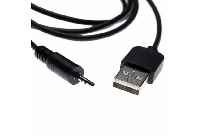 vhbw passend für JBL Synchros E30, J56, E50BT, J56BT, E40, E50, E40BT Kopfh USB-Kabel, (100 cm), Professionelles USB-Kabel zum zuverlässigen Laden Ihrer