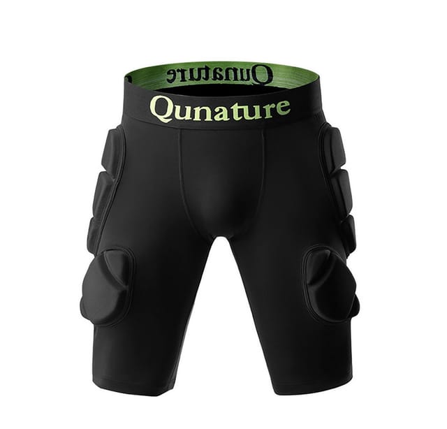 Qunature Protektorenshorts Hüftprotektor Skischutz (Spar-Set, 1-tlg), EVA-Protektoren, mehrlagig, atmungsaktiv, rutschfest