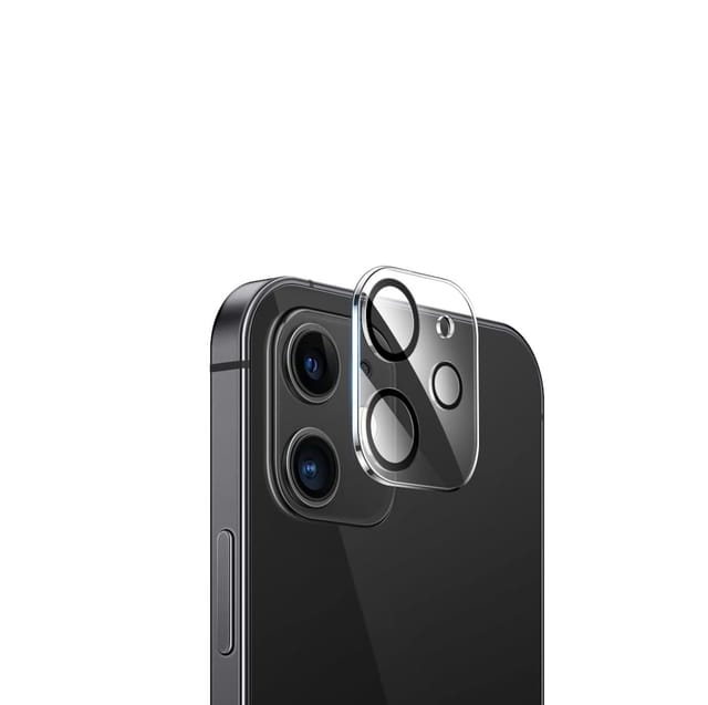 Ventarent Schutzfolie für iPhone 12 / iPhone 12 Mini / iPhone 11 Kameraschutz Linse Glas, (Kamera Schutz, 1-St., inkl. Reinigungstuch), Transparent, Stoßschutz, Smartphone