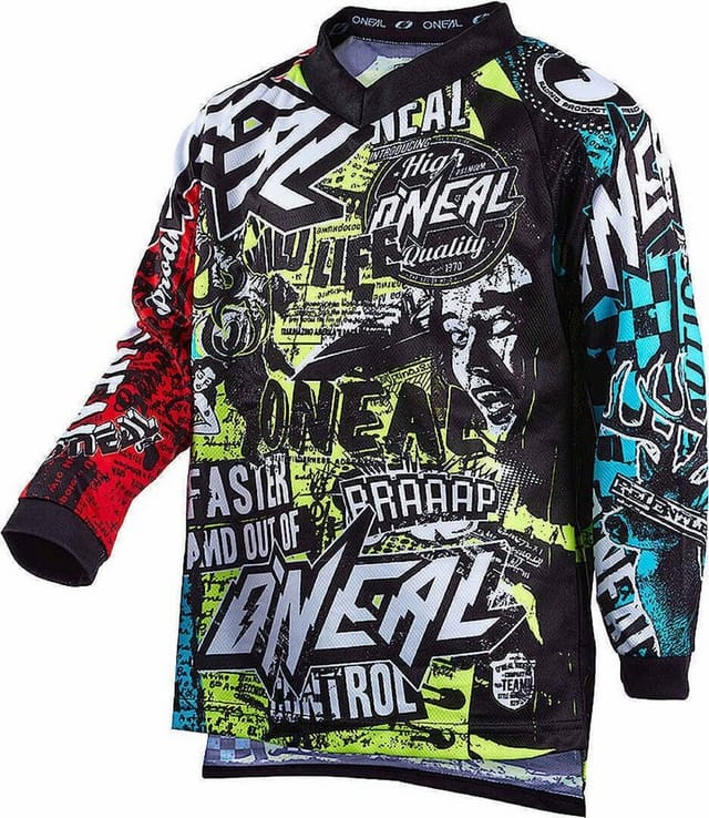 O’NEAL Motocross-Shirt Element Wild V.22 Jugend Motocross Jersey Atmungsaktiv belüftet