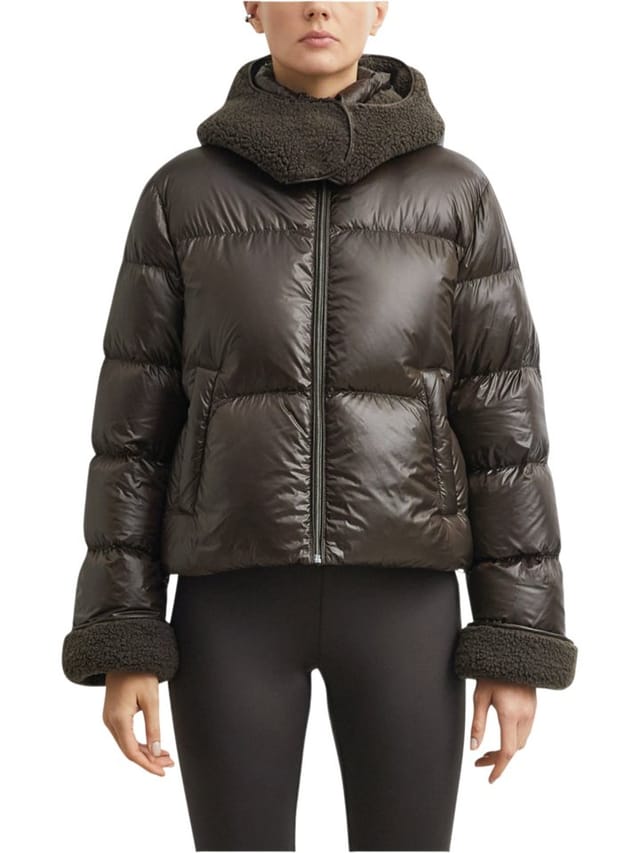 comma Outdoorjacke braun,Outdoor,Polyamid,Unifarben,Kapuze,Langarm,Loose Fit