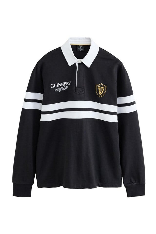 Next Rugbyshirt Rugby-Hemd mit horizontalen Blockstreifen (1-tlg)