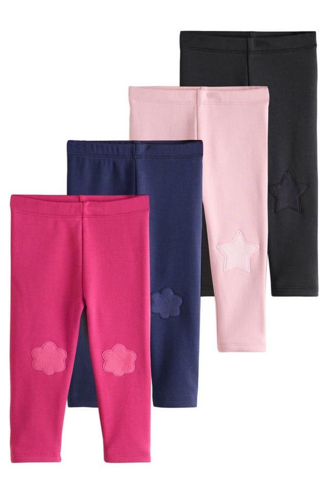 Next Thermoleggings Bequeme Leggings mit Fleecefutter, 4er-Pack (4-tlg)