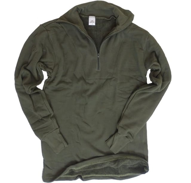 Leo Köhler Thermounterhemd Original Bundeswehr Leo Köhler Rolli Winter mit Plüschfutter