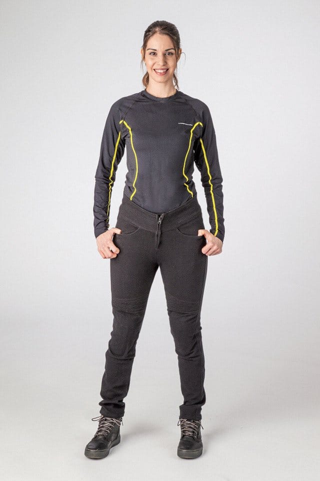 Lindstrands Motorradhose Alva Damen Motorrad Leggings Knieprotektoren enthalten