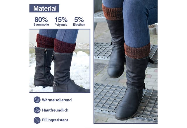 Footstar Thermosocken Damen Frottee Socken (6 Paar) Winter THERMO Socken