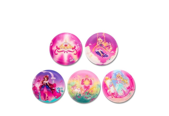ergobag Schulranzen Kletties Magische Prinzessin 5-tlg. (5-teilig), Klettmotive, austauschbar