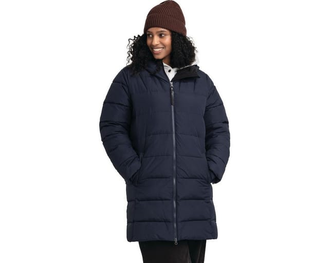 Schöffel Outdoorjacke Insulated Parka Style Boslix Women Vielseitiger Damen-Parka für Outdoor-Aktivitäten, wind- und